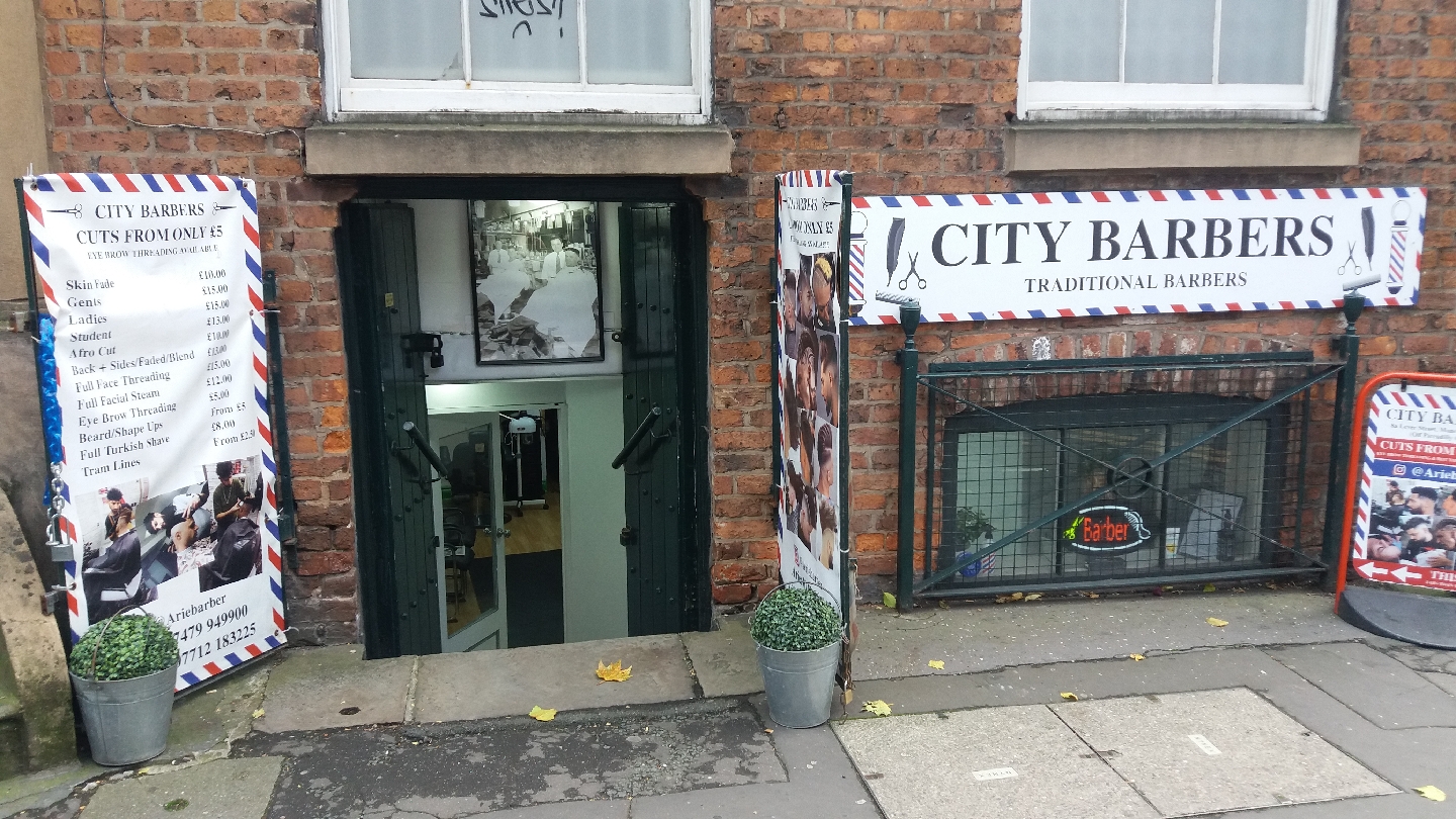 City Barbers, Piccadilly, Manchester.